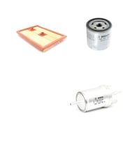 Bosch Filtre Bakım Seti Skoda Roomster 1.4 Benzinli 2007-2010 Hava + Yağ f. + Yakıt Filtre Bosch