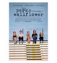 Filmler Bir Duvar Çiçeği Olmanın Avantajları Tablo Ahşap Poster Dekoratif