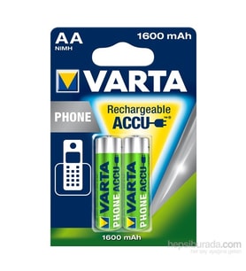 Varta T399 1.2V 1600 mAh Şarjlı AA Kalem Pil 2'li Paket