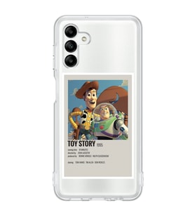 Samsung Galaxy A04S Uyumlu Toy Story Minimalist Poster Desenli Şeffaf Telefon Kılıfı