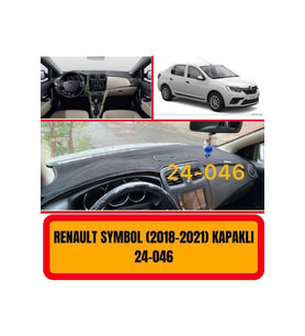 Renault Symbol (2018-2021) Kapaklı Torpido Koruma Koruyucu Kilifi Halisi Örtüsü Aksesuar Yedek Parça