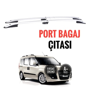 FİAT DOBLO 2010 2011 2012 2013 2014 2015 MODEL TAVAN ÇITASI PORT BAGAJ GRİ