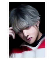 Bts V / Kim Taehyung Kendinizi Sevin Fanart Tablo Ahşap Poster Dekoratif Kod295