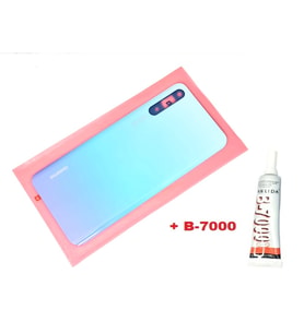 Tkgz Huawei Uyumlu P Smart S Arka Pil Batarya Kapağı (B-7000) MAVİ
