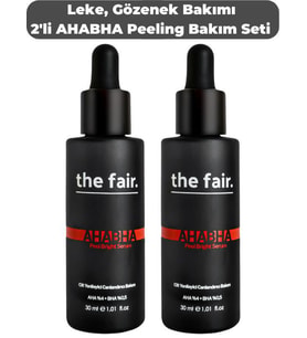 the fair. Leke, Gözenek Bakımı 2'li AHABHA Peeling Bakım Seti