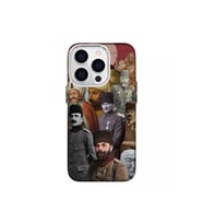 Iphone 14 Pro Uyumlu Atalar Tasarimli Lüks Silikon Kilif (Çok Renkli)