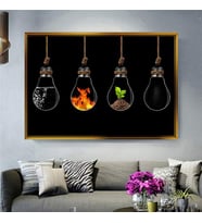 Altın Çerçeveli dekoratif tablo l71 (Gold)
