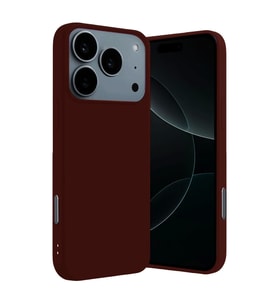 Apple iPhone 17 Pro Nano içi Kadife Silikon - Bordo