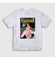 Presmono Unisex Çocuk Beyaz Future Nostalgia Dua Lipa T-Shirt 320981tt (Beyaz)