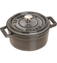 Staub 405001060 Mini Döküm Tencere Yuv. Gri 10 Cm (Çok Renkli)