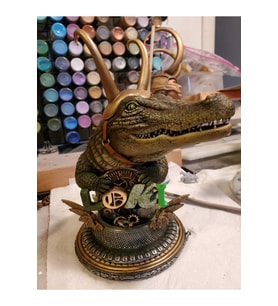 Marvel Timsah Loki Büst Timsah Figür 15CM
