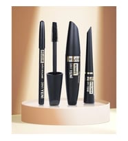 3'Ü 1 Arada Göz Makyajı Seti - Eyeliner, Maskara, Kalem