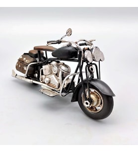Dekoratif Metal Motosiklet D-074 (Siyah)