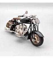 Dekoratif Metal Motosiklet D-074 (Siyah)