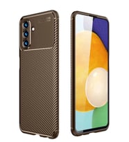 Durukar® Samsung Galaxy A36 Kılıf Auto Focus Karbon Kapak - Kahverengi