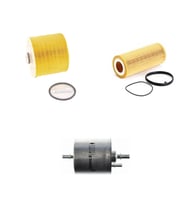 Bosch Filtre Bakım Seti Audi A6 2.4 3.0 3.2 Benzin 2005-2011 Hava + Yağ f. + Yakıt Filtre Mahle