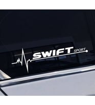 Swift Yan Cam Sticker Oto Kapı Çıkartma Tuning oto 20 cm x 7 cm yazı 481