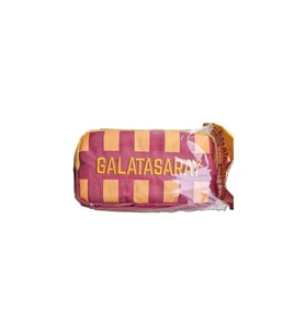 ME 25542 GALATASARAY SARI KIRMIZI ÇUBUKLU KALEM ÇANTASI (Sarı-Kırmızı)