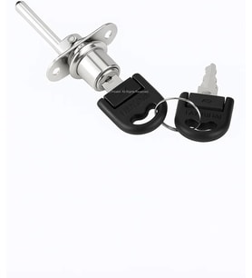 Canex Merkezi Çekmece Kilidi, Çubuksuz, Zamak Gövde, Krom Kaplama, Ofis, Ev, Mobilya, Dolap, Etajer Güvenlik Kilidi, Yedek Anahtarlı (16 mm)