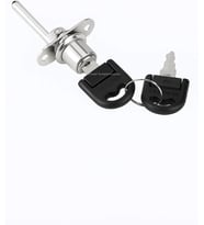 Canex Merkezi Çekmece Kilidi, Çubuksuz, Zamak Gövde, Krom Kaplama, Ofis, Ev, Mobilya, Dolap, Etajer Güvenlik Kilidi, Yedek Anahtarlı (16 mm)