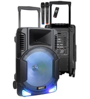 Midex 1200 Watt Mikrofonlu Karaoke Eğlence Ses Sistemi (Bluetooth Kayıt Usb Şarjlı)