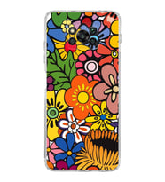 PrintiFy Xiaomi Poco X3 Pro ile Uyumlu 1mm Slim Fit Retro Renkler 2 Baskılı Şeffaf  Kılıf