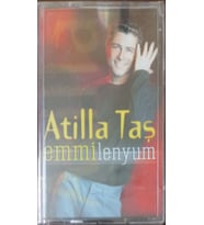 (Plak Değildir KASET tir) Atilla Taş Emmilenyum Açılmamış Jelatininde KASET