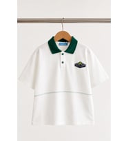 Miniğimin Cicileri Polo Yaka Oversize Erkek Çocuk Sweat - Beyaz