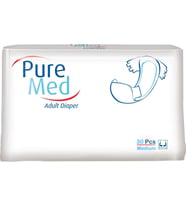 Puremed Yetişkin Bezi Bel Bantlı Tekstil Yüzey M - Orta - Medium 30 Lu Pk Tekli Pk