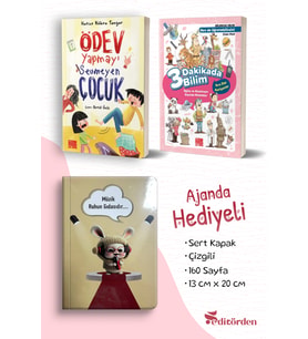 Ödev Yapmayı Sevmeyen Çocuk - 3 Dakikada Bilim 3 Sıra Dışı Kariyerler - Ajanda Hediyeli