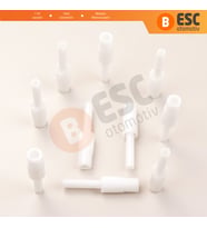 10 Adet Cam Kriko İndirme Kaldırma Mekanizma Kablo Ucu Halat Dübeli Tip BCP049