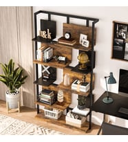 Zizuva Modern 5 Raflı Kitaplık-Açık Raf Ünitesi