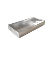 Asetat Kapaklı Karton Kutu 20X10X3 (25 Adet)  Gümüş