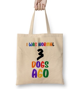 Funny Dog Lover Gifts For Women Men Kids Bez Çanta Uzun Saplı