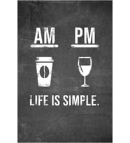 Am - Pm - Motive Edici Mini Retro Ahşap Poster - Hbb
