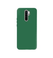 Xiaomi Redmi Note 8 Pro İçi Kadife Silikon Kılıf Yeşil