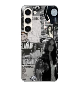 Samsung Galaxy S23 Uyumlu Lana Del Rey Desenli Şeffaf Telefon Kılıfı
