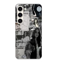 Samsung Galaxy S23 Uyumlu Lana Del Rey Desenli Şeffaf Telefon Kılıfı