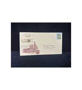 1979 Güney Afrika Kaapstad Cape Twon Port Elizabeth Sivil Havacılık 50. Yıldönümü İlk Gün Zarfı FDC