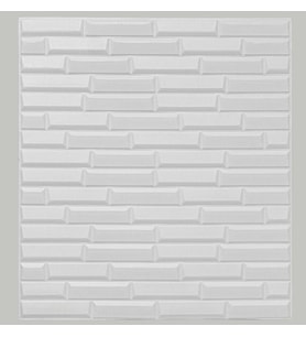 Renkli Duvarlar Kendinden Yapışkanlı Beyaz Opak Duvar Paneli Kağıdı 70X38 cm NW55