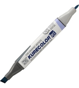 ZIG KURECOLOR KC-3000 834 (826) TWIN S MARKER KALEM BLUE GRAY 3