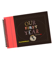 Our First Year - Bizim Birinci Yılımız Anı Defteri İsme Özel