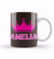 Amelia  Name personalized Custom   vintage Retro Rainbow Style Design Gift Baby Gift For Her Kupa Bardak Porselen