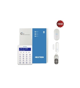 NEUTRON NTA-GNA8545-4G 4bölgeli (Zon) GSM+GPRS Kablolu/Kablosuz Alarm Seti (Siren Yok)