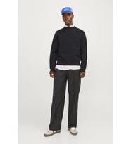 JORVESTERBRO KNIT CREW NECK SN (Siyah)