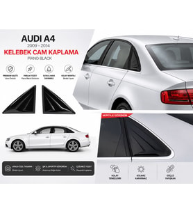 Audi A4 Kelebek Cam Kaplama 2009-2014