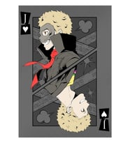 Persona 5 Kafatası Kartı Tablo Ahşap Poster Dekoratif