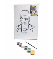 Hayal Sepeti Resimli Tuval Boyama II.Abdulhamit 25x35cm