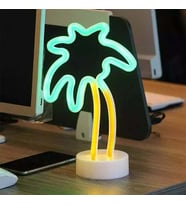 Palmiye Ağacı Tasarımlı Neon Led Lamba 18*29 cm