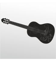 Folyo Sticker Gitar 60cm Uzunluk (Karışık)